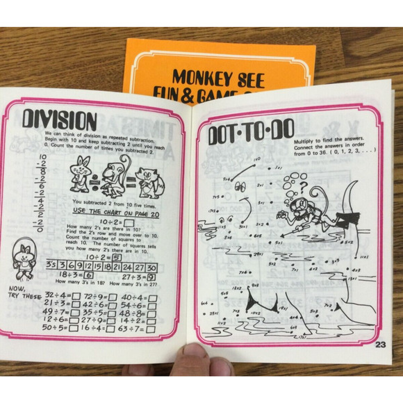 Radio Shack Electronic Monkey-See Fun & Game Math Book Learning Toy Tested Works - Picture 11 of 16